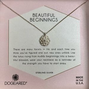 Dogeared BEAUTIFUL BEGINNINGS necklace